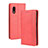 Leather Case Stands Flip Cover Holder BY4 for Samsung Galaxy XCover Pro Red