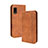 Leather Case Stands Flip Cover Holder BY4 for Sharp Aquos wish