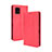 Leather Case Stands Flip Cover Holder BY4 for Sharp Aquos Zero6 Red