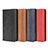 Leather Case Stands Flip Cover Holder BY4 for Sharp Simple Sumaho 5