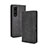 Leather Case Stands Flip Cover Holder BY4 for Sony Xperia 1 III Black