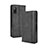 Leather Case Stands Flip Cover Holder BY4 for Sony Xperia Ace II Black