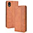 Leather Case Stands Flip Cover Holder BY4 for Sony Xperia Ace III