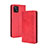 Leather Case Stands Flip Cover Holder BY4 for Vivo iQOO U3 5G Red