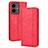 Leather Case Stands Flip Cover Holder BY4 for Vivo iQOO Z6 Lite 5G Red