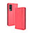 Leather Case Stands Flip Cover Holder BY4 for Vivo V21e 5G Red