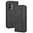 Leather Case Stands Flip Cover Holder BY4 for Vivo V25 Pro 5G Black