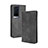 Leather Case Stands Flip Cover Holder BY4 for Vivo X60 Pro+ Plus 5G Black