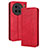 Leather Case Stands Flip Cover Holder BY4 for Vivo X90 Pro 5G Red