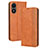 Leather Case Stands Flip Cover Holder BY4 for Vivo Y02S