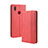 Leather Case Stands Flip Cover Holder BY4 for Vivo Y11 Red