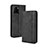 Leather Case Stands Flip Cover Holder BY4 for Vivo Y15A Black