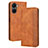 Leather Case Stands Flip Cover Holder BY4 for Vivo Y16