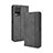 Leather Case Stands Flip Cover Holder BY4 for Vivo Y32 4G Black