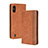 Leather Case Stands Flip Cover Holder BY4 for Wiko Y81