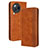 Leather Case Stands Flip Cover Holder BY4 for Xiaomi Civi 3 5G Brown