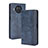 Leather Case Stands Flip Cover Holder BY4 for Xiaomi Mi 10T Lite 5G Blue