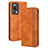 Leather Case Stands Flip Cover Holder BY4 for Xiaomi Mi 12 Lite NE 5G Brown