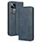 Leather Case Stands Flip Cover Holder BY4 for Xiaomi Mi 12T Pro 5G Blue