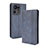 Leather Case Stands Flip Cover Holder BY4 for Xiaomi Mi Mix 4 5G Blue