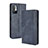 Leather Case Stands Flip Cover Holder BY4 for Xiaomi POCO M3 Pro 5G Blue