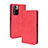 Leather Case Stands Flip Cover Holder BY4 for Xiaomi Poco X4 NFC Red