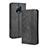 Leather Case Stands Flip Cover Holder BY4 for Xiaomi Redmi 10X Pro 5G Black