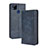 Leather Case Stands Flip Cover Holder BY4 for Xiaomi Redmi 9 India Blue