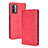 Leather Case Stands Flip Cover Holder BY4 for Xiaomi Redmi 9 Power Red