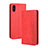 Leather Case Stands Flip Cover Holder BY4 for Xiaomi Redmi 9i Red