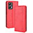 Leather Case Stands Flip Cover Holder BY4 for Xiaomi Redmi K50i 5G Red