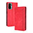 Leather Case Stands Flip Cover Holder BY4 for Xiaomi Redmi Note 10 4G Red