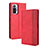 Leather Case Stands Flip Cover Holder BY4 for Xiaomi Redmi Note 10 Pro 4G Red
