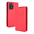 Leather Case Stands Flip Cover Holder BY4 for Xiaomi Redmi Note 10 Pro 5G Red
