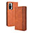 Leather Case Stands Flip Cover Holder BY4 for Xiaomi Redmi Note 10 Pro Max Brown