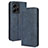 Leather Case Stands Flip Cover Holder BY4 for Xiaomi Redmi Note 12 4G Blue