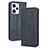 Leather Case Stands Flip Cover Holder BY4 for Xiaomi Redmi Note 12 Explorer Blue
