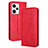 Leather Case Stands Flip Cover Holder BY4 for Xiaomi Redmi Note 12 Explorer Red