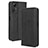 Leather Case Stands Flip Cover Holder BY4 for Xiaomi Redmi Note 12S Black