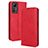 Leather Case Stands Flip Cover Holder BY4 for Xiaomi Redmi Note 12S Red