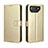 Leather Case Stands Flip Cover Holder BY5 for Asus ROG Phone 7 Gold