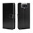 Leather Case Stands Flip Cover Holder BY5 for Asus Zenfone 7 Pro ZS671KS Black