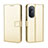 Leather Case Stands Flip Cover Holder BY5 for Huawei Nova 9 SE Gold