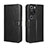 Leather Case Stands Flip Cover Holder BY5 for Huawei P60 Black