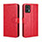 Leather Case Stands Flip Cover Holder BY5 for Motorola Moto Edge 30 Lite 5G Red