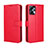 Leather Case Stands Flip Cover Holder BY5 for Motorola Moto G23 Red