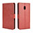 Leather Case Stands Flip Cover Holder BY5 for Nokia C01 Plus