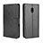 Leather Case Stands Flip Cover Holder BY5 for Nokia C01 Plus Black