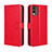 Leather Case Stands Flip Cover Holder BY5 for Nokia C210 Red