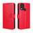 Leather Case Stands Flip Cover Holder BY5 for Nokia C22 Red